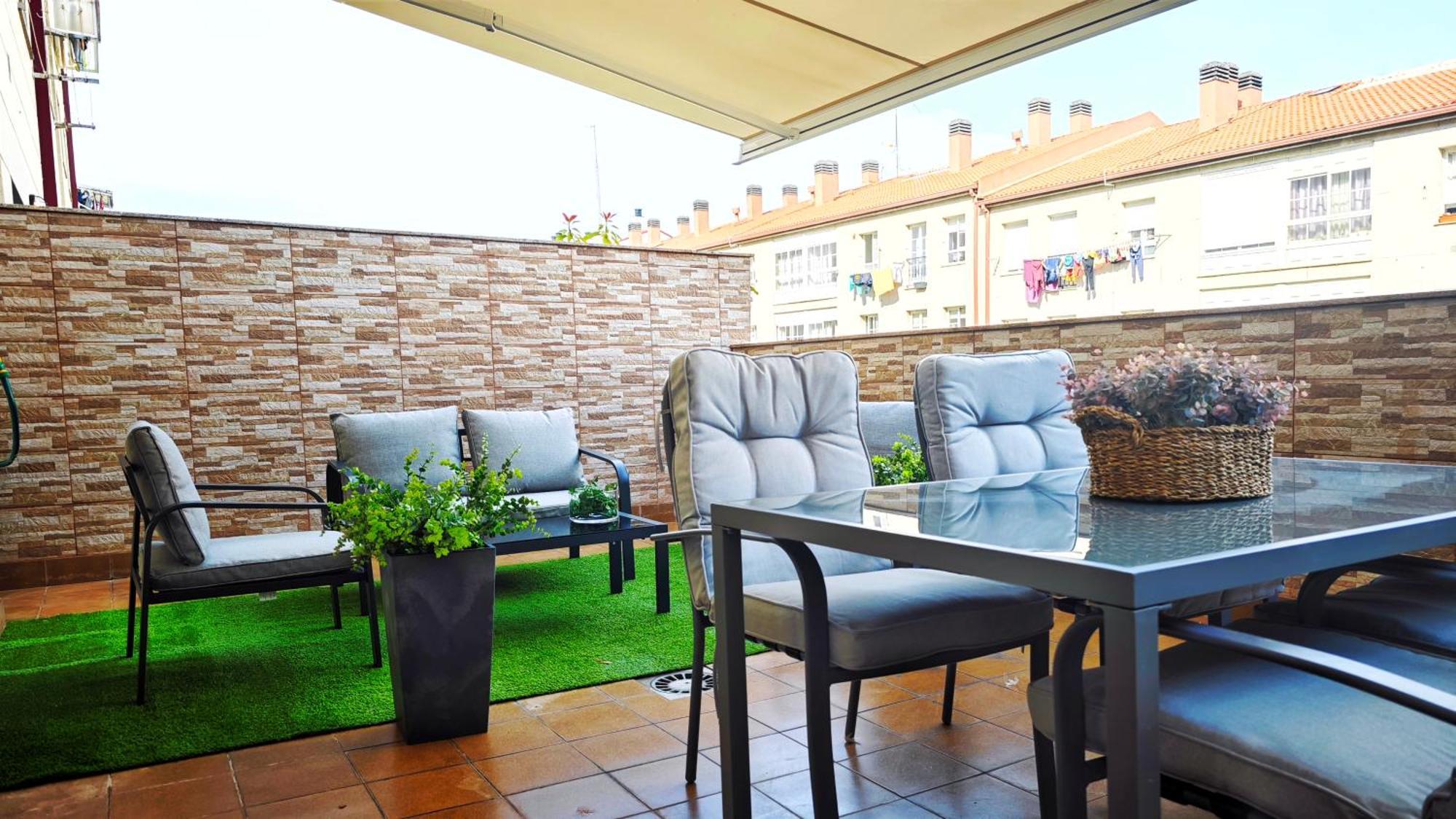Ferienwohnung Piso Centrico Santiago De Compostela Con Amplia Terraza Exterior foto