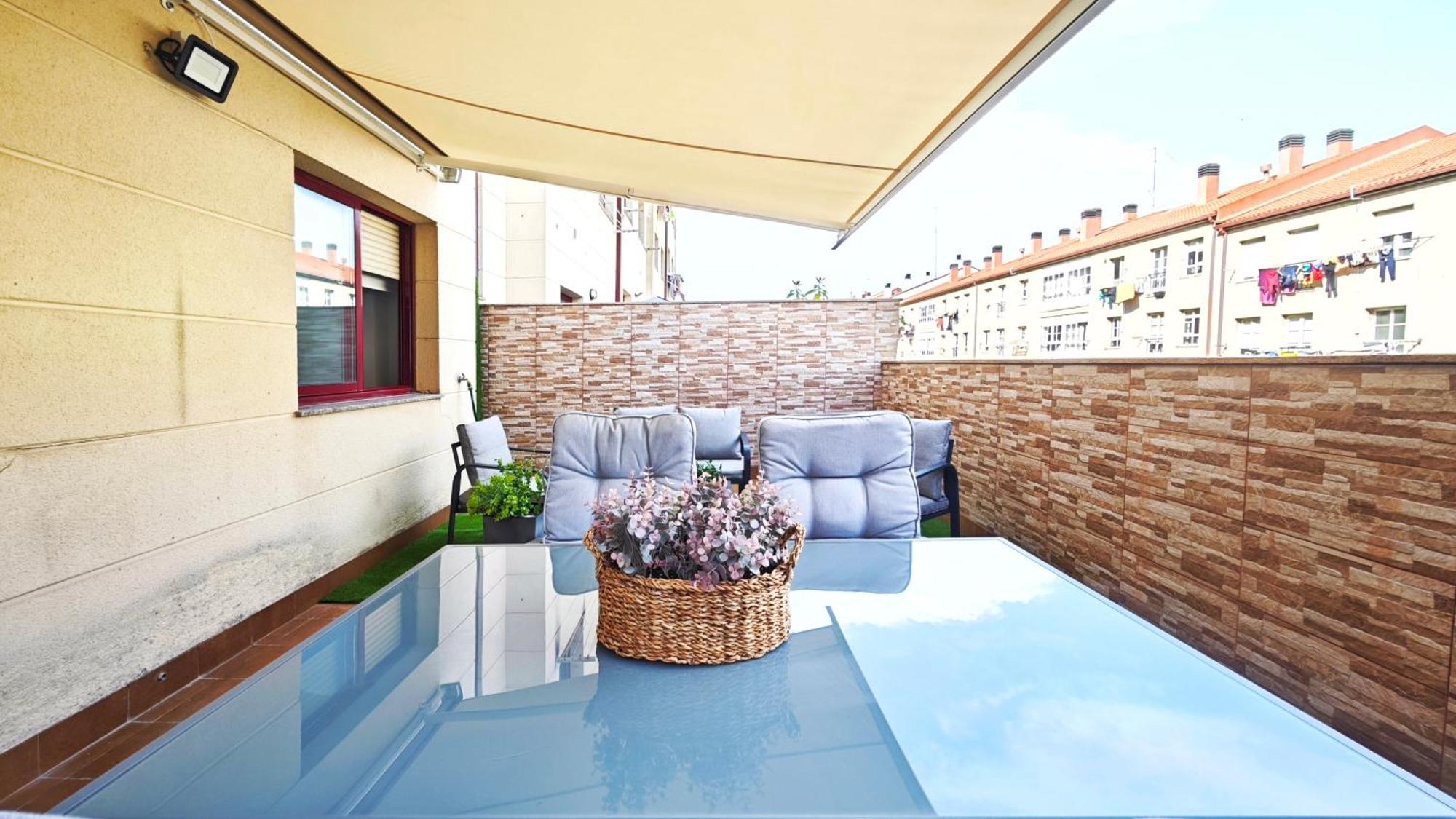 Ferienwohnung Piso Centrico Santiago De Compostela Con Amplia Terraza Exterior foto